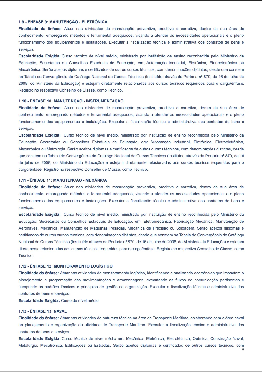 Página em texto corrido