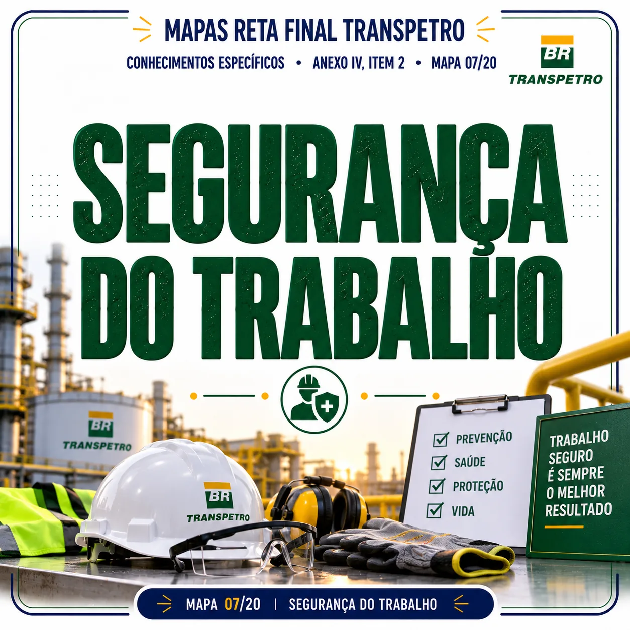 Mapas Visuais Completos da Competência Segurança do Trabalho